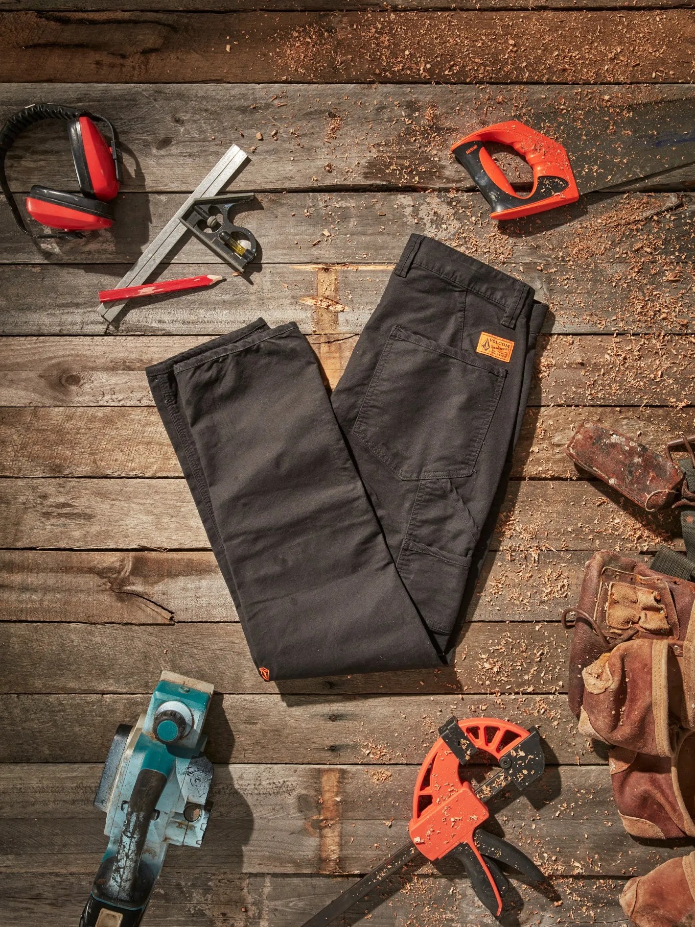 Volcom Workwear Caliper Work Pants - Black