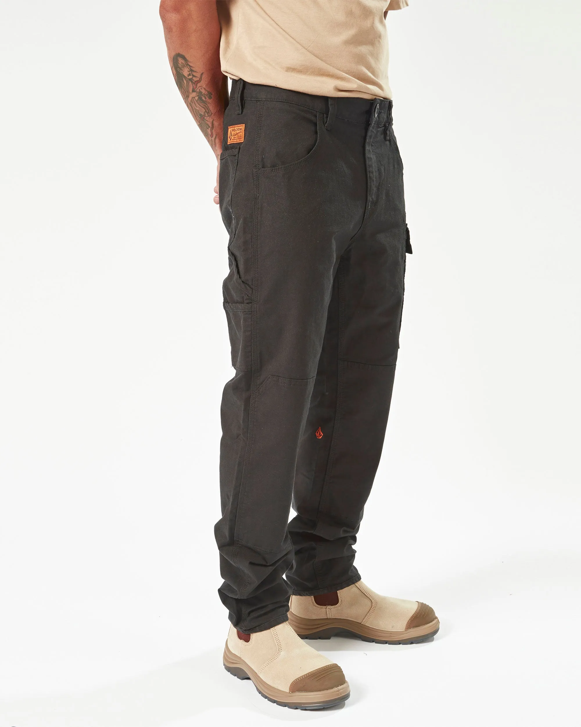 Volcom Workwear Caliper Work Pants - Black